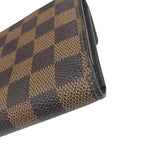ルイ・ヴィトン LOUIS VUITTON ポルトトレゾール・エテュイパピエ N61202 ブラウン ダミエ レディース 長財布