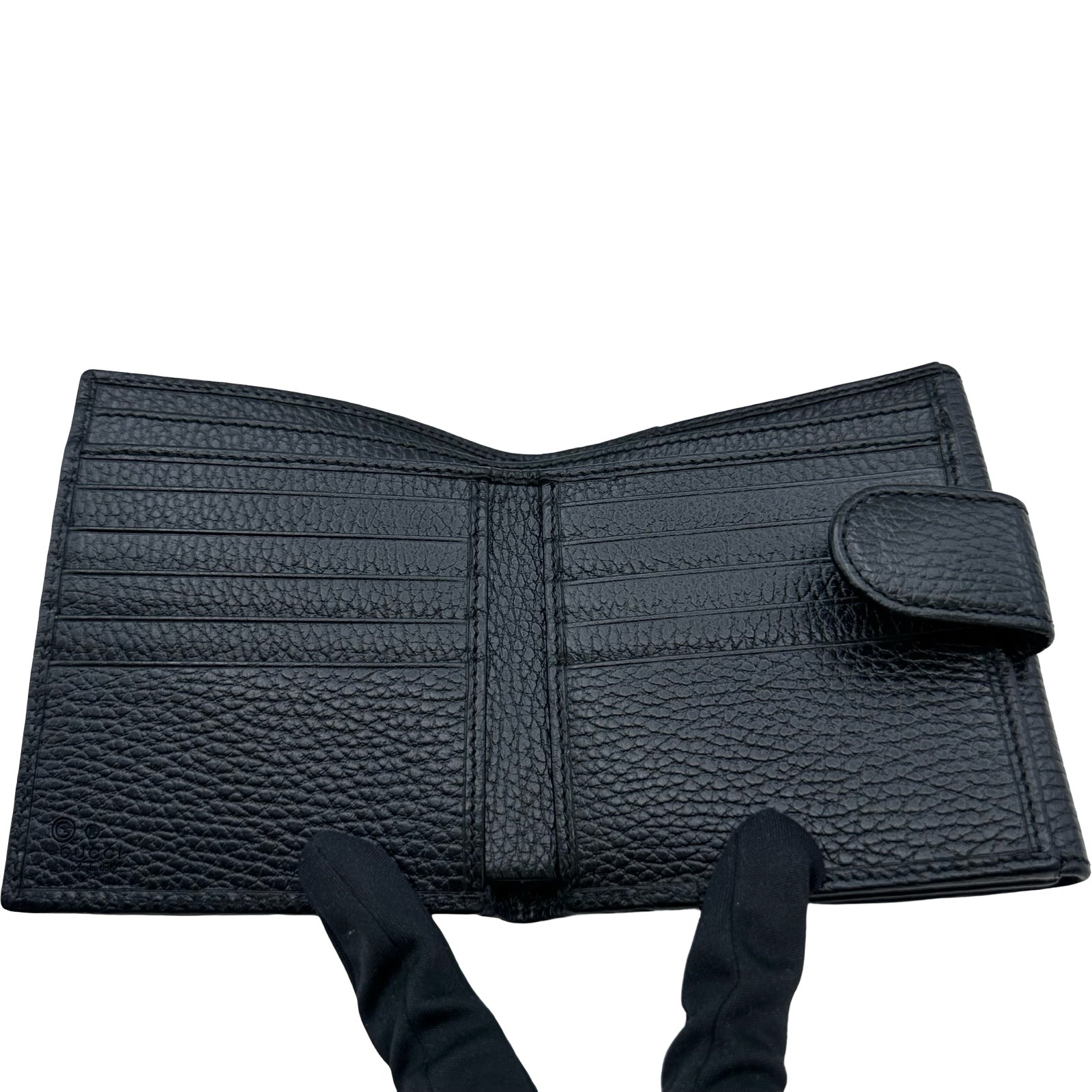 グッチ GUCCI インターロッキングG Wホック コンパクト財布 615525