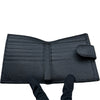 グッチ GUCCI インターロッキングG Wホック コンパクト財布 615525 ブラック ゴールド金具 レザー メンズ 二つ折り財布