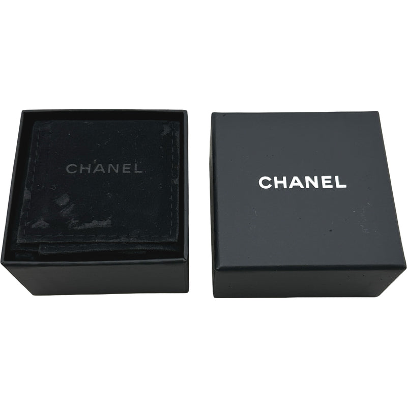シャネル CHANEL ココマークハートリング ピンク/ゴールド GP/ライン