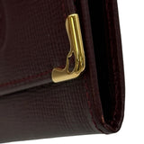 カルティエ Cartier マストライン コインケース ボルドー レザー レディース コインケース