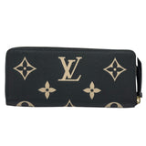 ルイ・ヴィトン LOUIS VUITTON ポルトフォイユ・クレマンス M82338 ブラック バイカラー・モノグラム・アンプラント ユニセックス 長財布