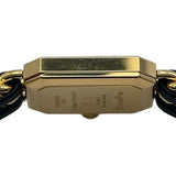 シャネル CHANEL プルミエール S H0001 ブラック メッキ クオーツ レディース 腕時計