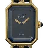 シャネル CHANEL プルミエール S H0001 ブラック メッキ クオーツ レディース 腕時計