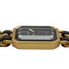 シャネル CHANEL プルミエールS H0001 ブラック メッキ レディース 腕時計