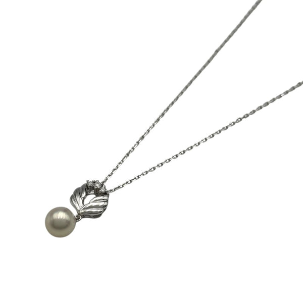 MIKIMOTO ミキモト ダイヤモンド ネックレス K18 ホワイトゴールド ミキモト MIKIMOTO ネックレス ホワイトゴールド K18/ダイヤモンド