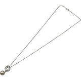 ミキモト MIKIMOTO ネックレス ホワイトゴールド K18/ダイヤモンド/パール ジュエリー