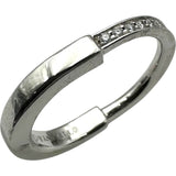 ティファニー TIFFANY＆CO ロックリング ホワイトゴールド Au750/ダイヤモンド ジュエリー