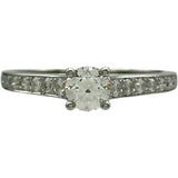 ヴァンクリーフ＆アーペル Van Cleef & Arpels ロマンスダイヤリング プラチナ Pt950/ダイヤモンド ジュエリー