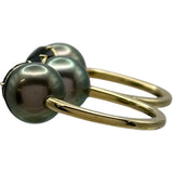 タサキ TASAKI リベリオンリュクスダブルフィンガーリング ゴールド 750/パール ジュエリー