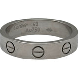 カルティエ Cartier ミニラブリング ホワイトゴールド Au750 ジュエリー
