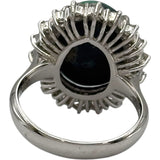 ブラックオパールリング プラチナ Pt900 ブラックオパール ジュエリー