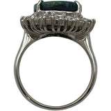 ブラックオパールリング プラチナ Pt900 ブラックオパール ジュエリー