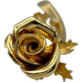 ミキモト MIKIMOTO バラモチーフブローチ ゴールド K18 ジュエリー