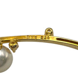 ミキモト MIKIMOTO バラモチーフブローチ ゴールド K18 ジュエリー