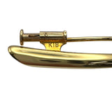 ミキモト MIKIMOTO バラモチーフブローチ ゴールド K18 ジュエリー