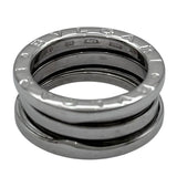 ブルガリ BVLGARI ビーゼロワンリング 3バンド(M) ホワイトゴールド 750 ジュエリー