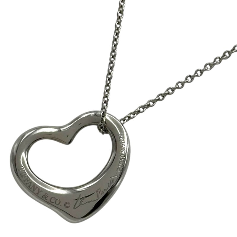 ティファニー TIFFANY＆CO オープンハートネックレス プラチナ Pt950
