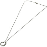 ティファニー TIFFANY＆CO オープンハートネックレス プラチナ Pt950/ダイヤモンド ジュエリー