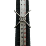 グッチ GUCCI GGランニングリング ホワイトゴールド 750/ダイヤモンド ジュエリー