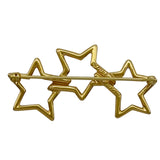 ティファニー TIFFANY＆CO トリプルスターブローチ ゴールド 18K ジュエリー