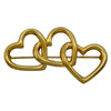 ティファニー TIFFANY＆CO トリプルハートブローチ ゴールド 750 ジュエリー