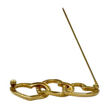 ティファニー TIFFANY＆CO トリプルハートブローチ ゴールド 750 ジュエリー