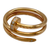 カルティエ Cartier ジュストアンクルダイヤリング ピンクゴールド Au750 ジュエリー