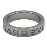 ブルガリ BVLGARI ダブルロゴダイヤリング ホワイトゴールド 750 ジュエリー