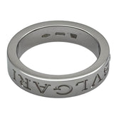 ブルガリ BVLGARI ダブルロゴダイヤリング ホワイトゴールド 750 ジュエリー