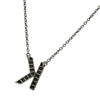 ティファニー TIFFANY＆CO レターイニシャルネックレス プラチナ Pt950/ダイヤモンド ジュエリー