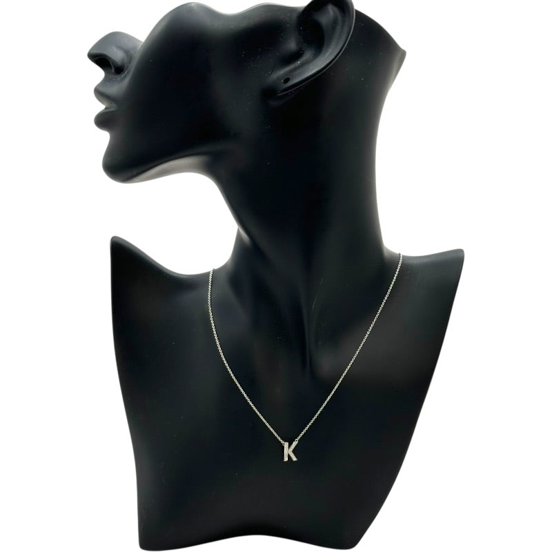 ティファニー TIFFANY＆CO レターイニシャルネックレス プラチナ Pt950