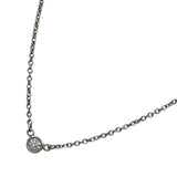 ティファニー TIFFANY＆CO バイザヤードネックレス プラチナ Pt950/ダイヤモンド ジュエリー