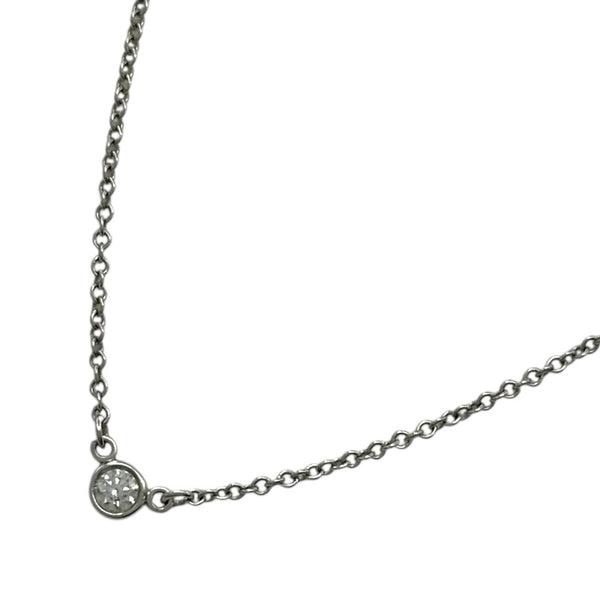 ティファニー TIFFANY＆CO バイザヤードネックレス プラチナ Pt950