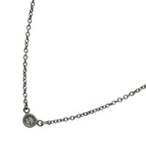 ティファニー TIFFANY＆CO バイザヤードネックレス プラチナ Pt950/ダイヤモンド ジュエリー