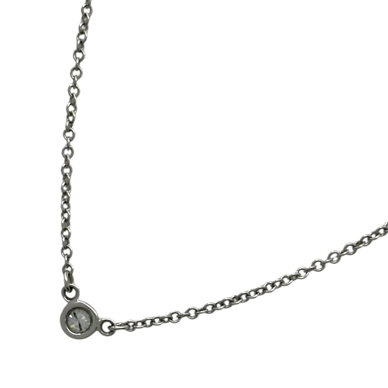ティファニー TIFFANY＆CO バイザヤードネックレス プラチナ Pt950