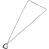 ティファニー TIFFANY＆CO オープンハートネックレス プラチナ Pt950/サファイア ジュエリー