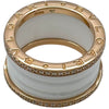 ブルガリ BVLGARI ビーゼロワンリング 4バンド ピンクゴールド 750/ダイヤモンド/セラミック ジュエリー