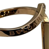 ブルガリ BVLGARI ジェラーティリング ピンクゴールド Au750/マザーオブパール/ダイヤモンド ジュエリー