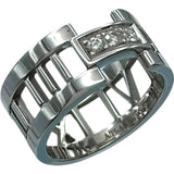 ティファニー TIFFANY＆CO オープンアトラスダイヤリング ホワイトゴールド 750/ダイヤモンド ジュエリー