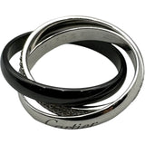 カルティエ Cartier トリニティリングSM ホワイトゴールド 750/ダイヤモンド ジュエリー