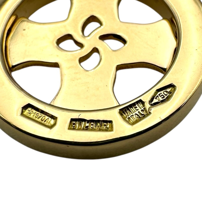 ブルガリ BVLGARI トンドクロスペンダントトップ ゴールド 750