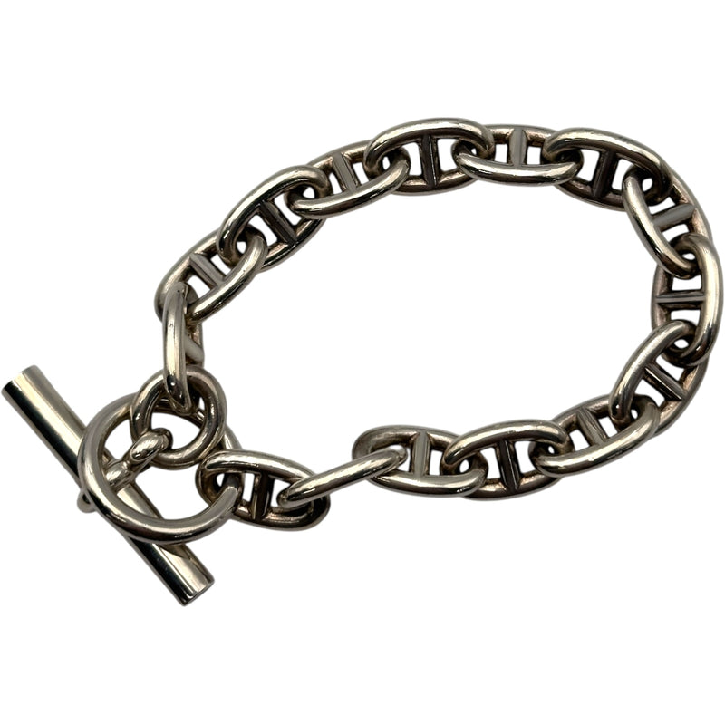新品未使用エルメスシェーヌダンクルMM15コマ　シルバーブレスレット エルメス HERMES シェーヌダンクルブレスMM15コマ シルバー Ag925