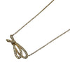 ティファニー TIFFANY＆CO ボウネックレス ピンクゴールド Au750/ダイヤモンド ジュエリー