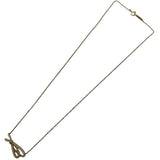 ティファニー TIFFANY＆CO ボウネックレス ピンクゴールド Au750/ダイヤモンド ジュエリー