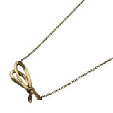 ティファニー TIFFANY＆CO ボウネックレス ピンクゴールド Au750/ダイヤモンド ジュエリー