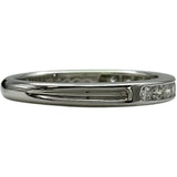 ティファニー TIFFANY＆CO チャネルリング プラチナ Pt950/ダイヤモンド ジュエリー