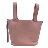 エルメス HERMES ピコタンロックPM U刻 ローズサクラ/シルバー金具 トリヨン レディース ハンドバッグ