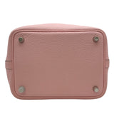 エルメス HERMES ピコタンロックPM U刻 ローズサクラ/シルバー金具 トリヨン レディース ハンドバッグ
