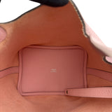 エルメス HERMES ピコタンロックPM U刻 ローズサクラ/シルバー金具 トリヨン レディース ハンドバッグ